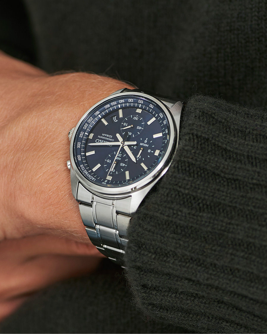 Heren | Horloges | Seiko | Chronograph 42mm Steel Blue Dial