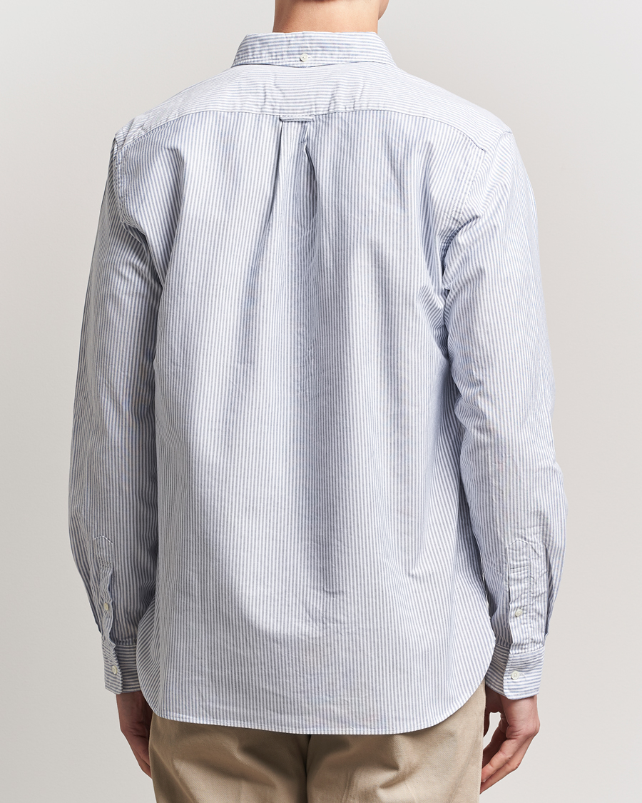 Heren | Overhemden | BEAMS PLUS | Oxford Button Down Shirt Blue Stripe