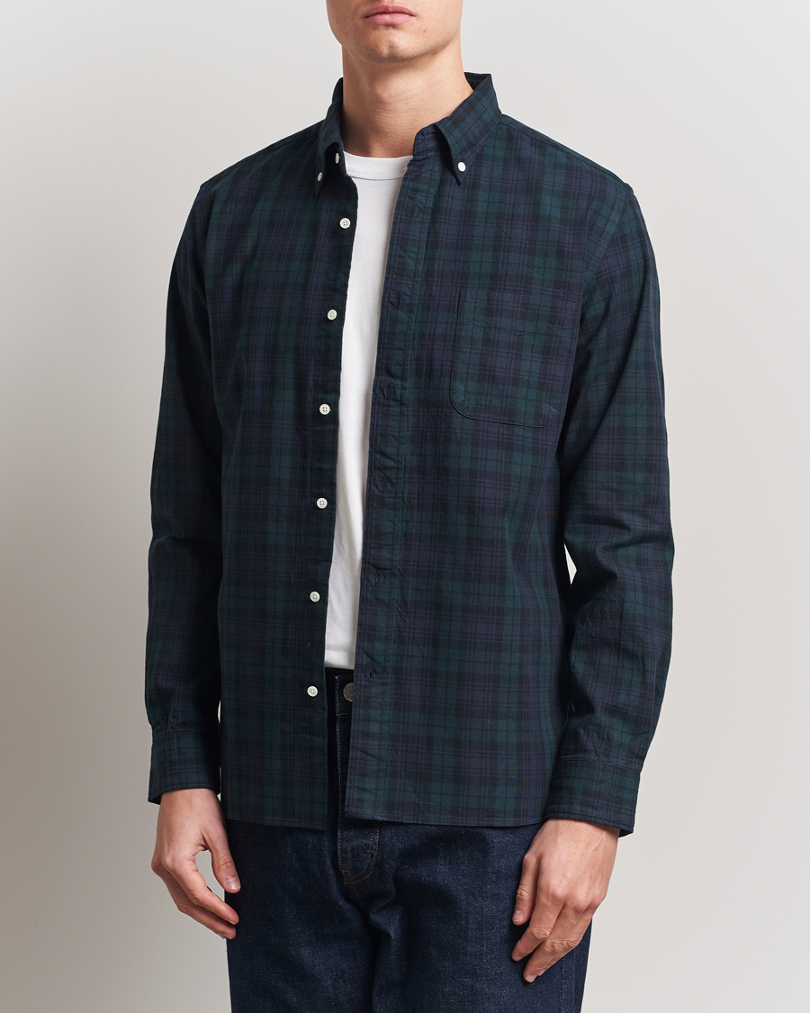 Heren | BEAMS PLUS | BEAMS PLUS | Tartan Button Down Shirt Blackwatch