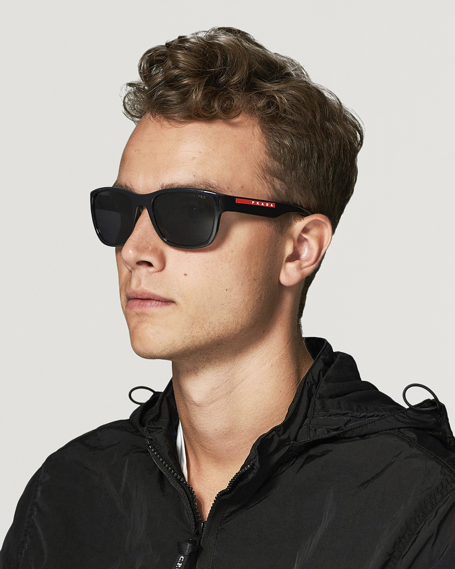 Heren |  | Prada Linea Rossa | 0PS 01US Polarized Sunglasses Black