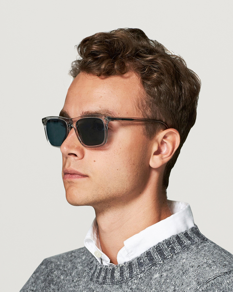 Heren | D-frame zonnebrillen | Prada Eyewear | 0PR 18WS Sunglasses Clear