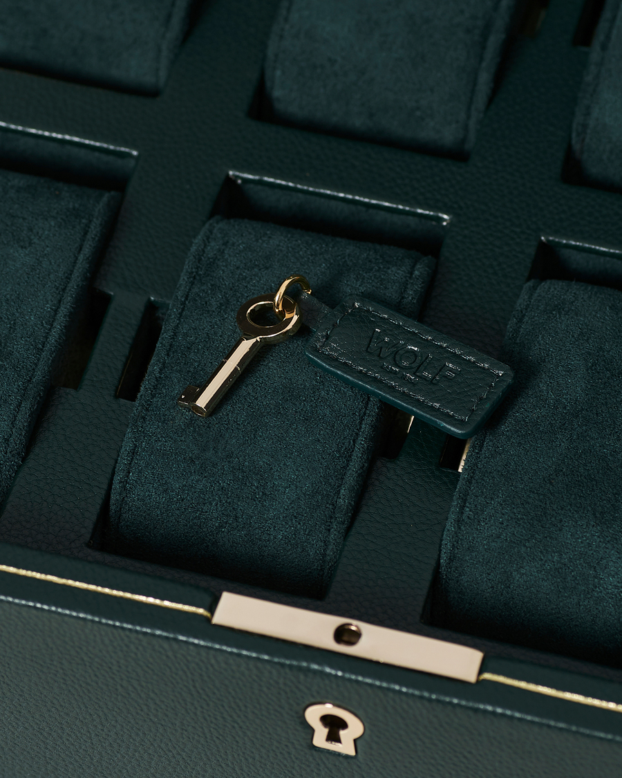 Heren | Horloge & juwelendozen | WOLF | British Racing Green 8 Piece Watch Box
