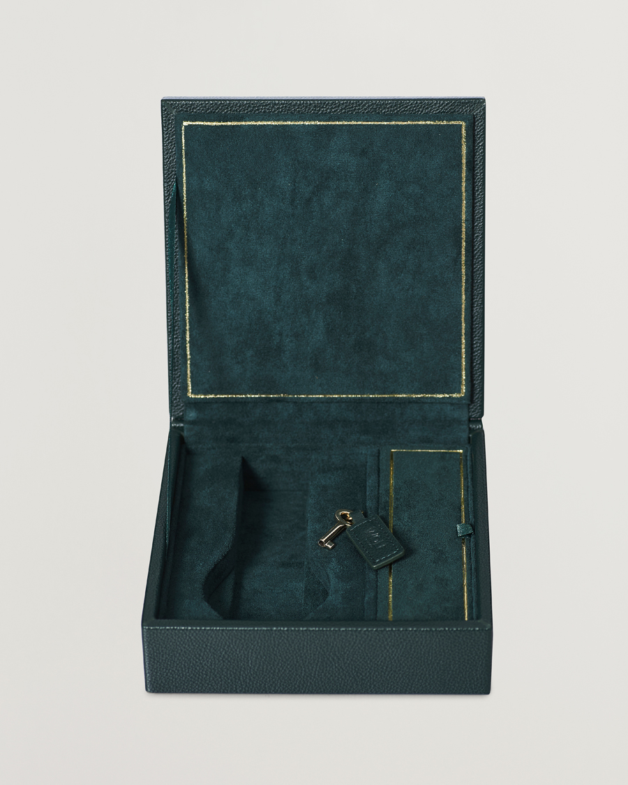 Heren | WOLF British Racing Green Double Watch Winder | WOLF | British Racing Green Double Watch Winder