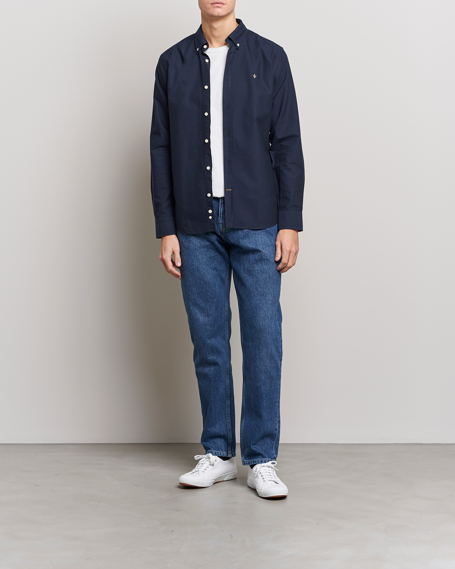 Heren | Overhemden | Morris | Douglas Oxford Shirt Navy