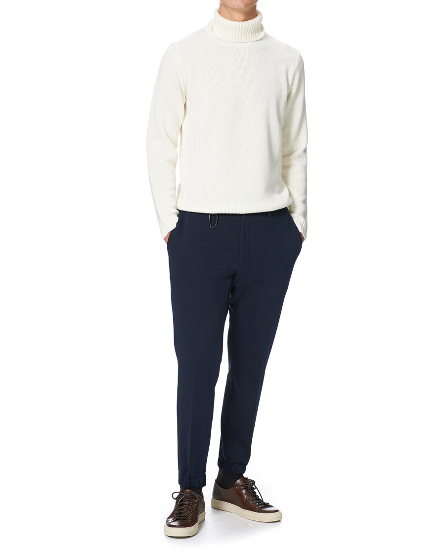Heren | Broeken | Briglia 1949 | Active Jersey Dress Sweatpants Navy