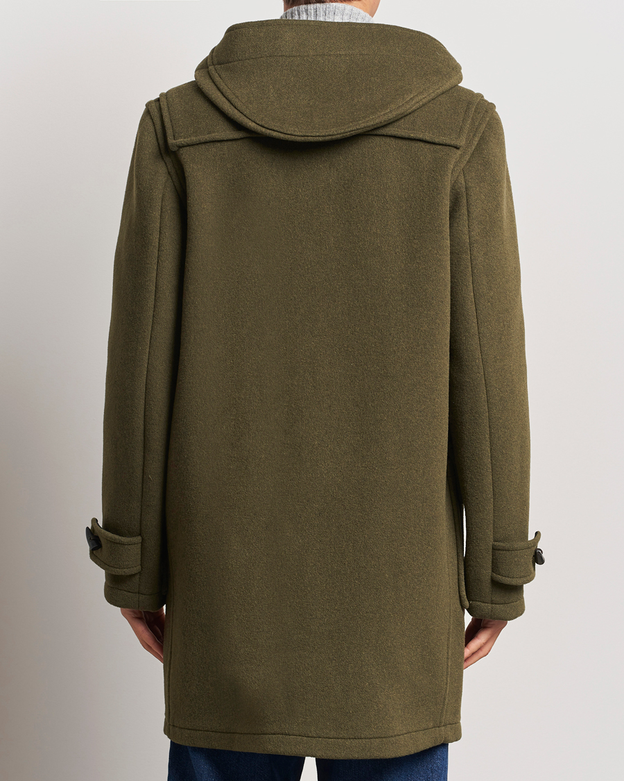 Heren | Jassen | Gloverall | Morris Duffle Coat Loden Green/Check