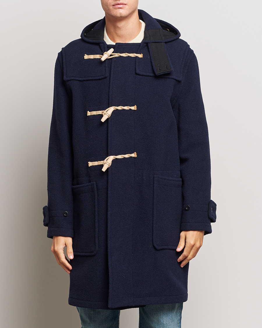 Heren | Jassen | Gloverall | 575 Monty Original Duffle Coat Navy