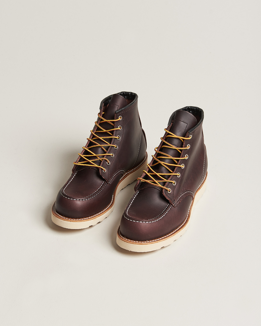 Heren |  | Red Wing Shoes | Moc Toe Boot Black Cherry Excalibur Leather