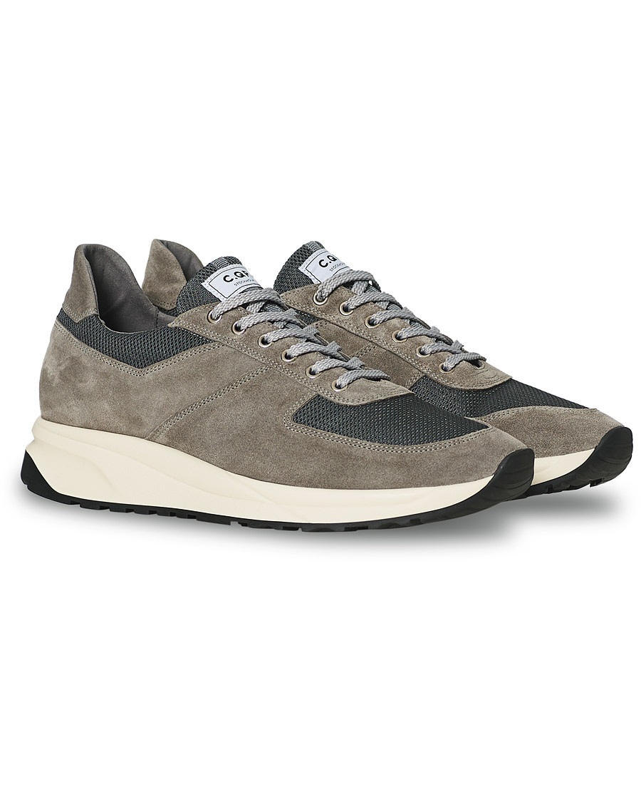 Heren | C.QP Stride Suede/Nylon Runner Granit | CQP | C.QP Stride Suede/Nylon Runner Granit