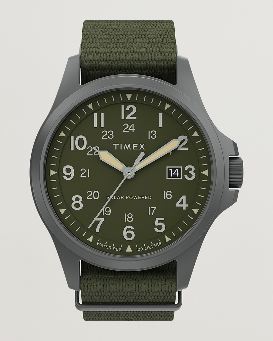 Heren | Timex Field Post Solar Watch 41mm Green Dial | Timex | Field Post Solar Watch 41mm Green Dial