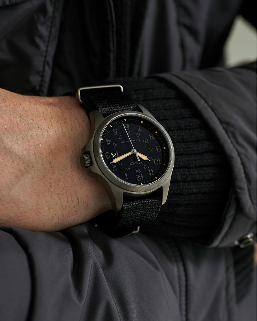 Heren | Timex Field Post Solar Watch 41mm Black Dial | Timex | Field Post Solar Watch 41mm Black Dial