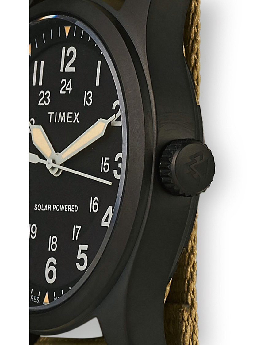 Heren | Timex Field Post Solar Watch 36mm Green/Black | Timex | Field Post Solar Watch 36mm Green/Black