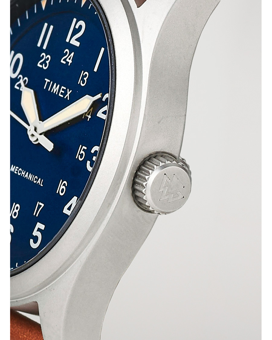 Heren | Timex Field Post Mechanical Watch 38mm Blue Dial | Timex | Field Post Mechanical Watch 38mm Blue Dial