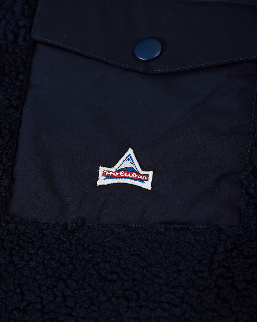 Heren | Overhemden | Holubar | M155 Fleece Overshirt Dark Blue