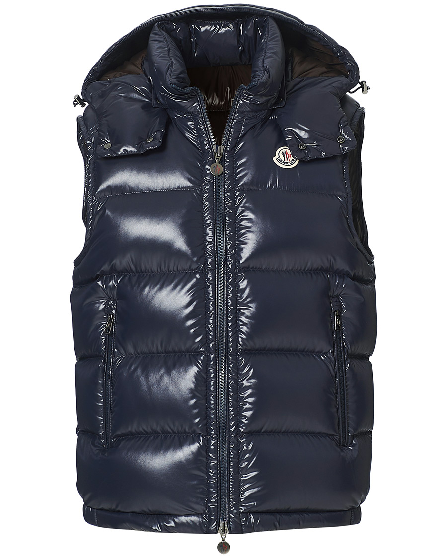 Heren | Jassen | Moncler | Bormes Hooded Down Vest Navy