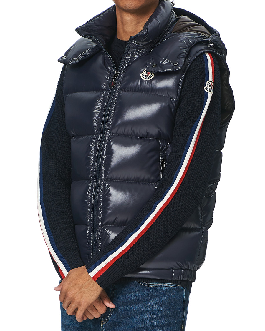 Heren | Jassen | Moncler | Bormes Hooded Down Vest Navy