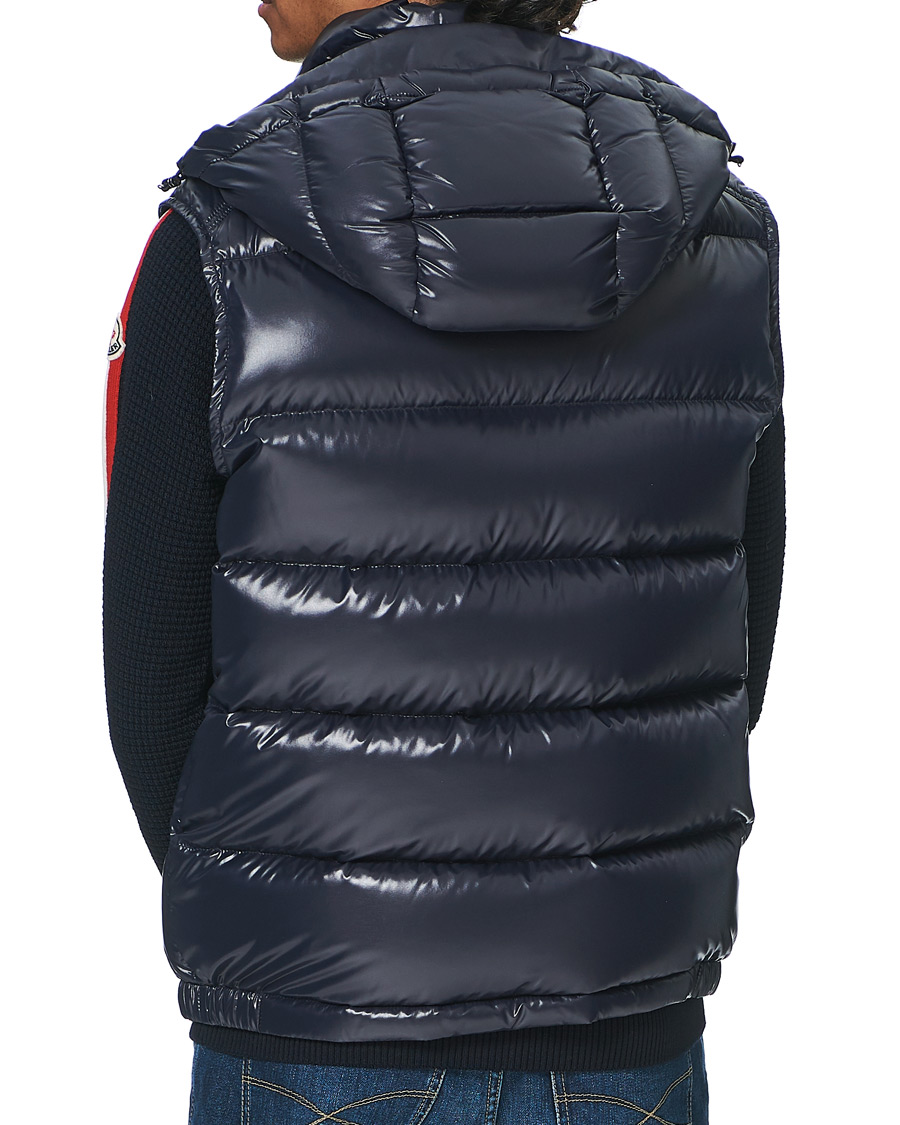 Heren | Jassen | Moncler | Bormes Hooded Down Vest Navy
