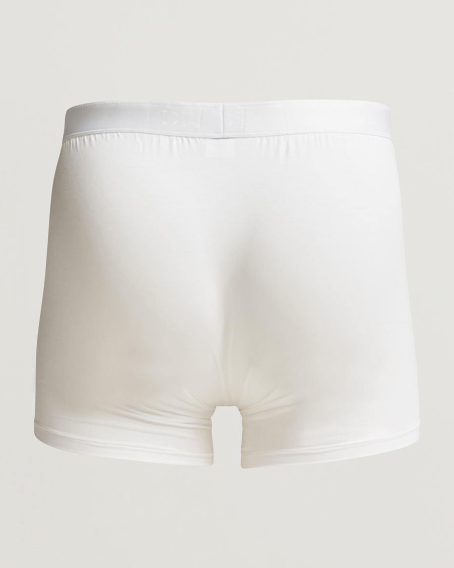 Heren | Best of British | Derek Rose | Pima Cotton Stretch Trunk White