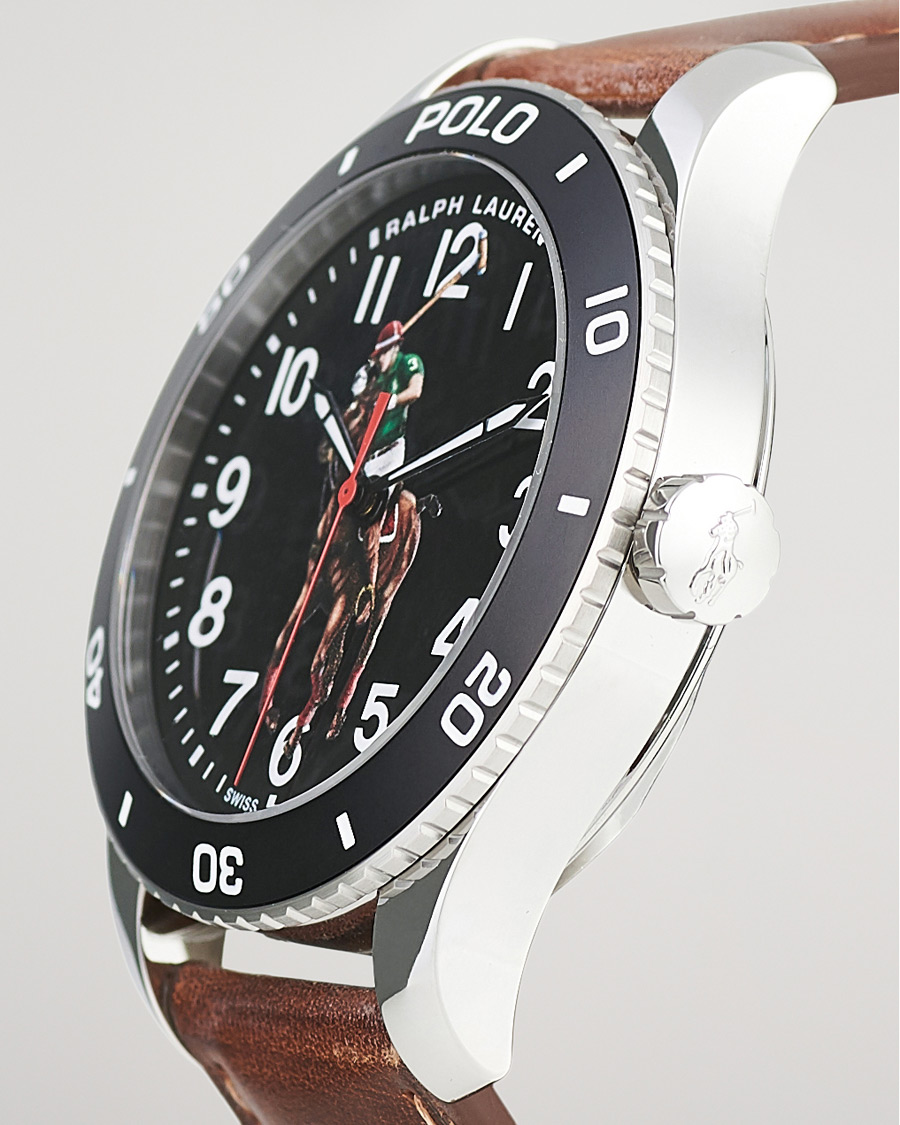 Heren | Polo Ralph Lauren 42mm Automatic Pony Player Black Dial | Polo Ralph Lauren | 42mm Automatic Pony Player Black Dial