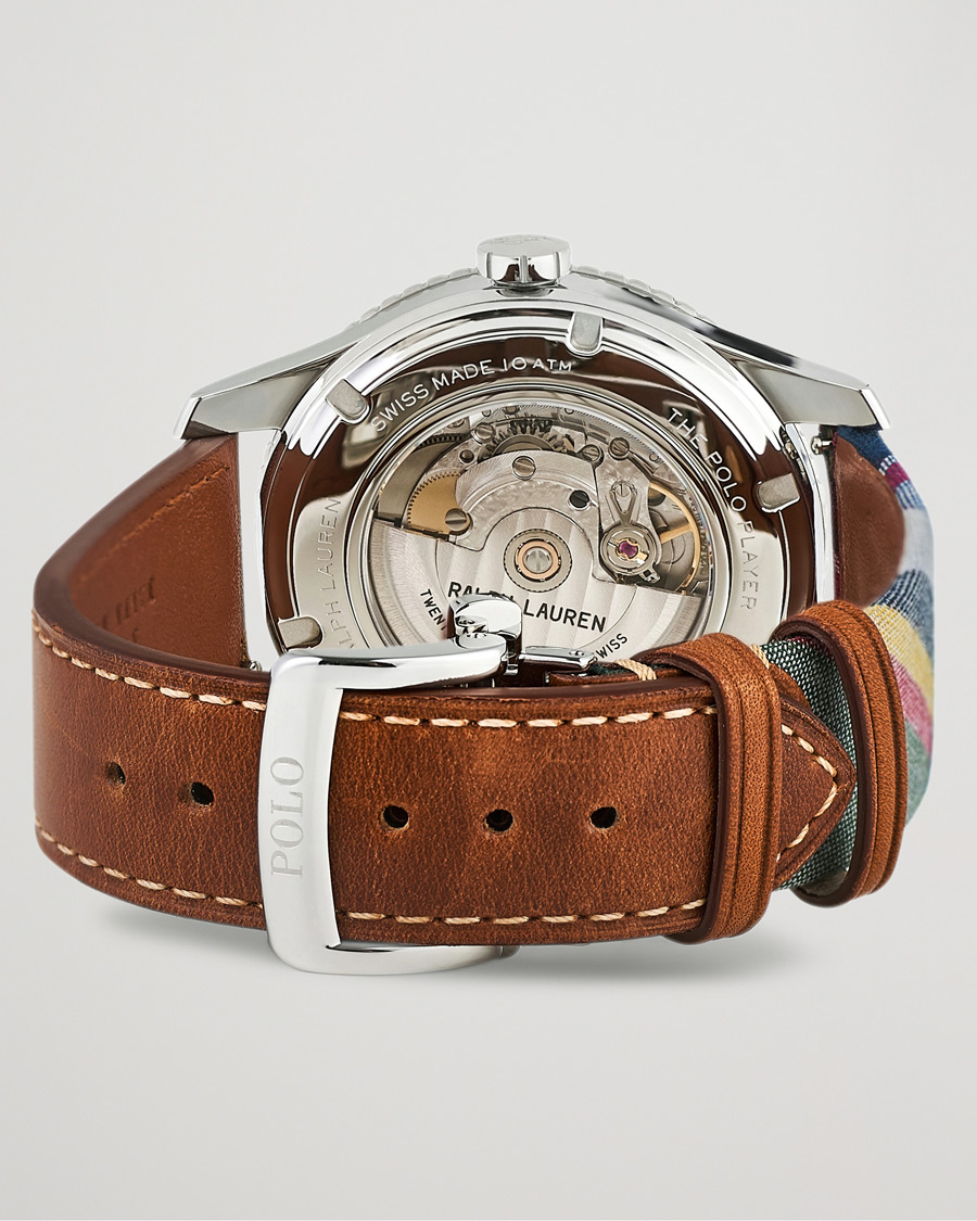 Heren | Polo Ralph Lauren 42mm Automatic Pony Player Green Dial | Polo Ralph Lauren | 42mm Automatic Pony Player Green Dial