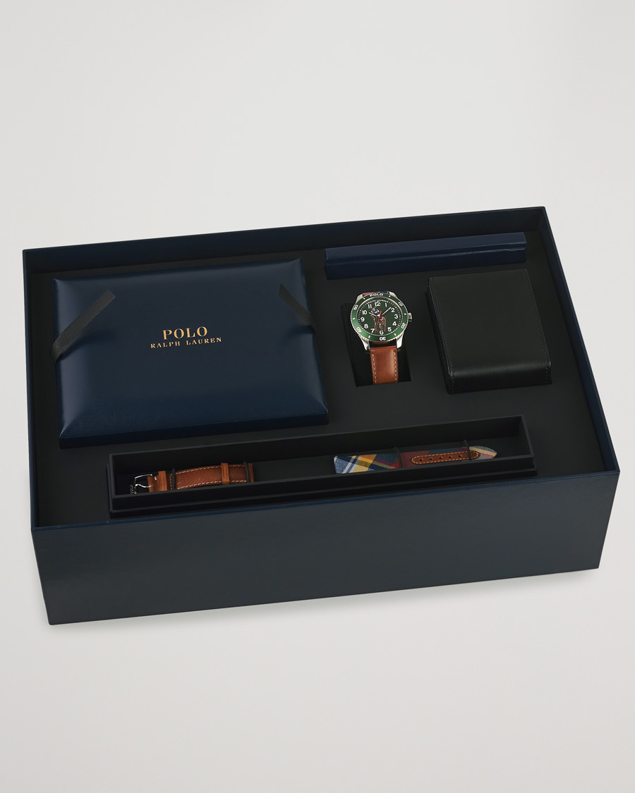 Heren | Polo Ralph Lauren 42mm Automatic Pony Player Green Dial | Polo Ralph Lauren | 42mm Automatic Pony Player Green Dial