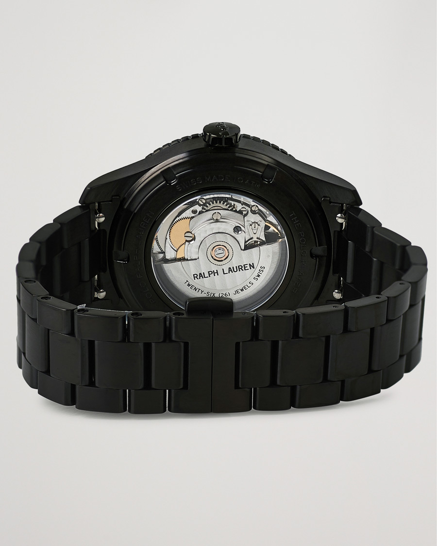 Heren | Polo Ralph Lauren 42mm Automatic Pony Player Black Dial | Polo Ralph Lauren | 42mm Automatic Pony Player Black Dial