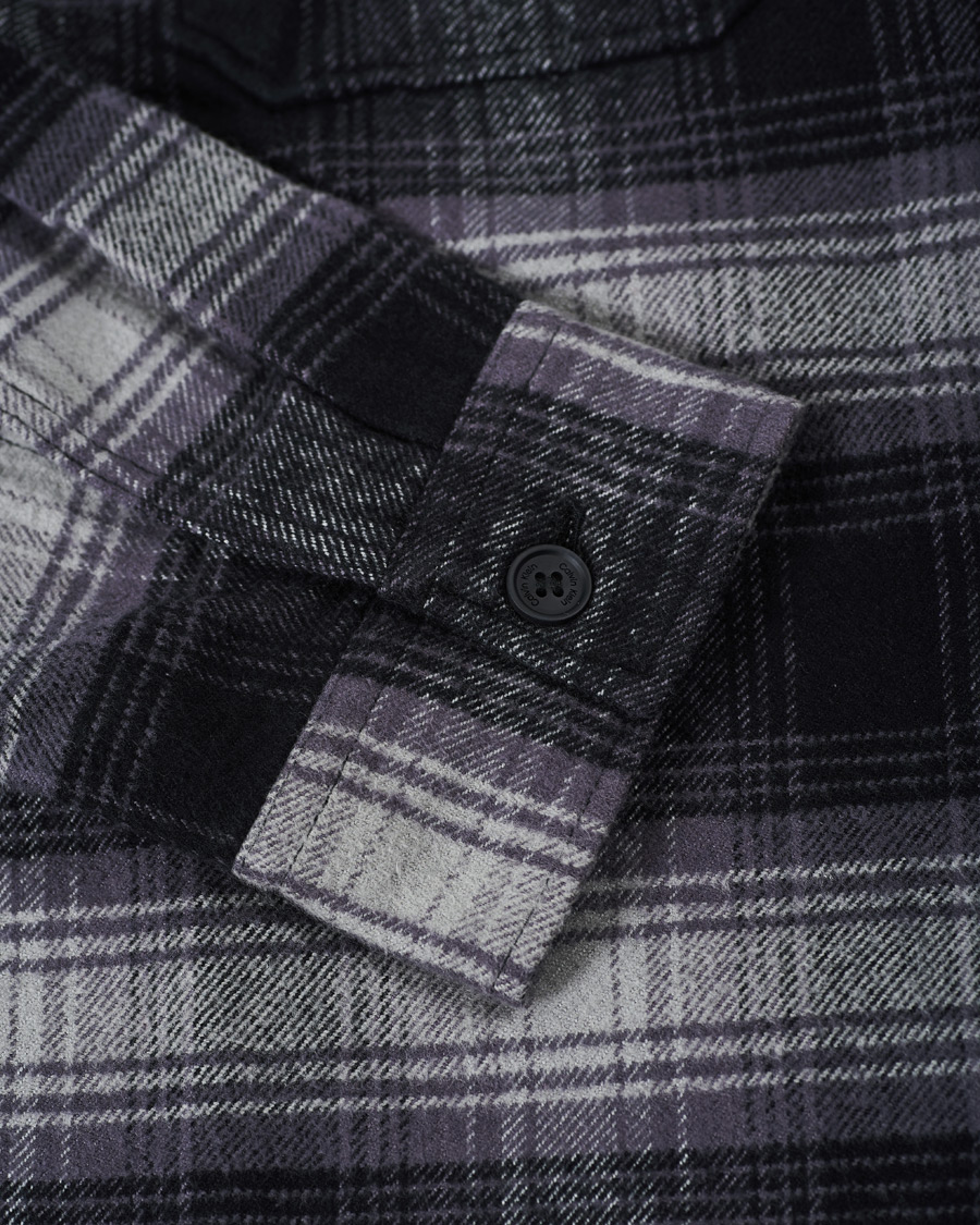 Heren | Overhemden | Calvin Klein | Cotton Check Overshirt Black/Grey