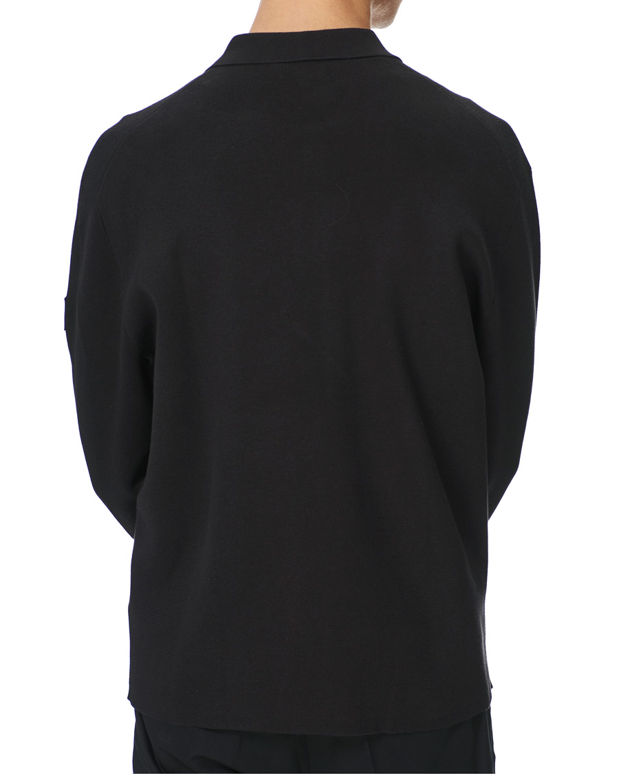 Heren | Truien | Calvin Klein | Punto Milano Full Zip Cardigan Black