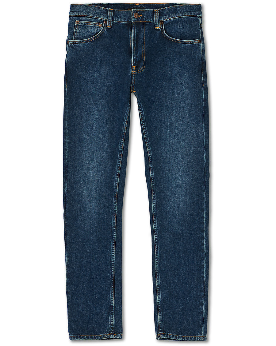 Heren | Jeans | Nudie Jeans | Lean Dean Stretch Jeans Ivy Navy