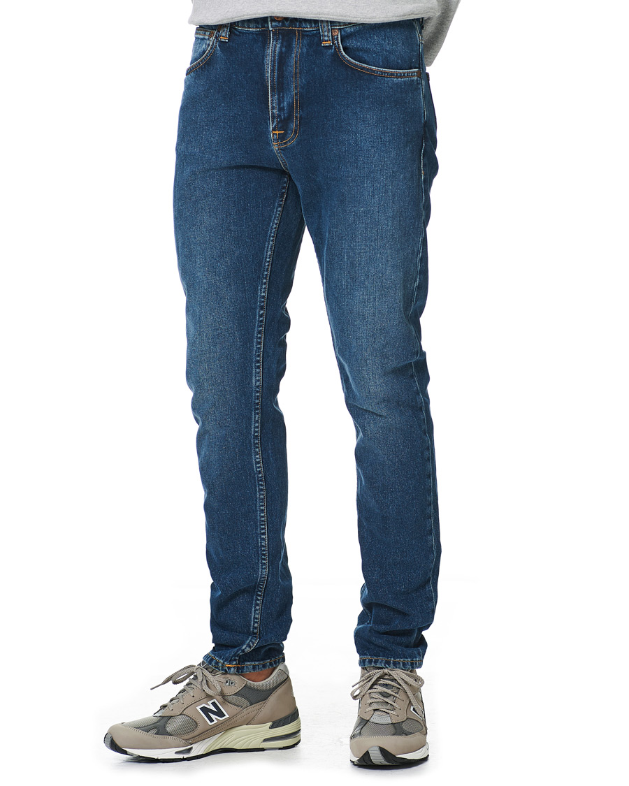 Heren | Jeans | Nudie Jeans | Lean Dean Stretch Jeans Ivy Navy