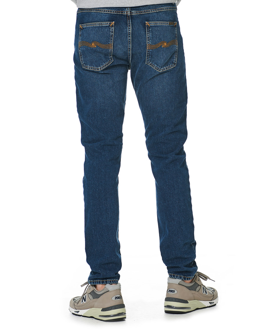 Heren | Jeans | Nudie Jeans | Lean Dean Stretch Jeans Ivy Navy