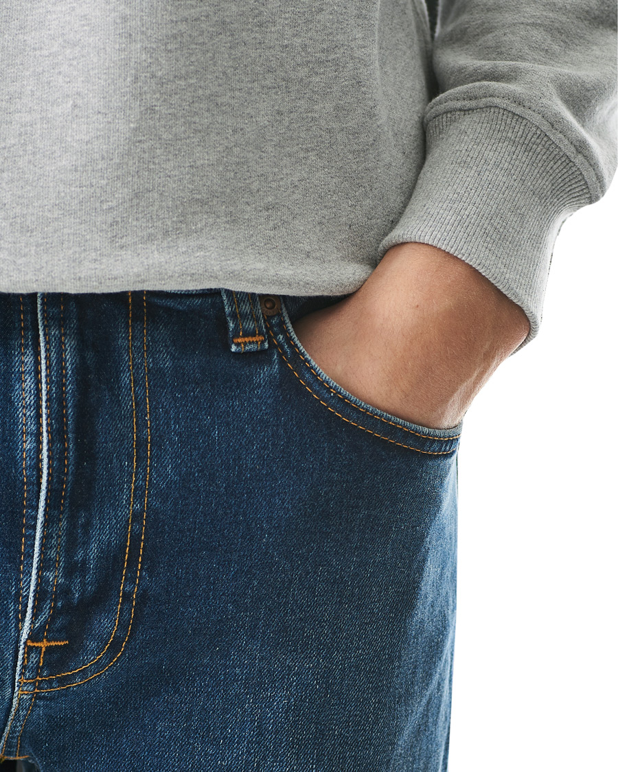 Heren | Jeans | Nudie Jeans | Lean Dean Stretch Jeans Ivy Navy