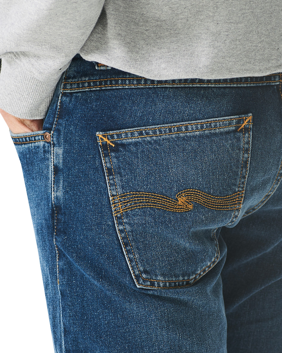 Heren | Jeans | Nudie Jeans | Lean Dean Stretch Jeans Ivy Navy