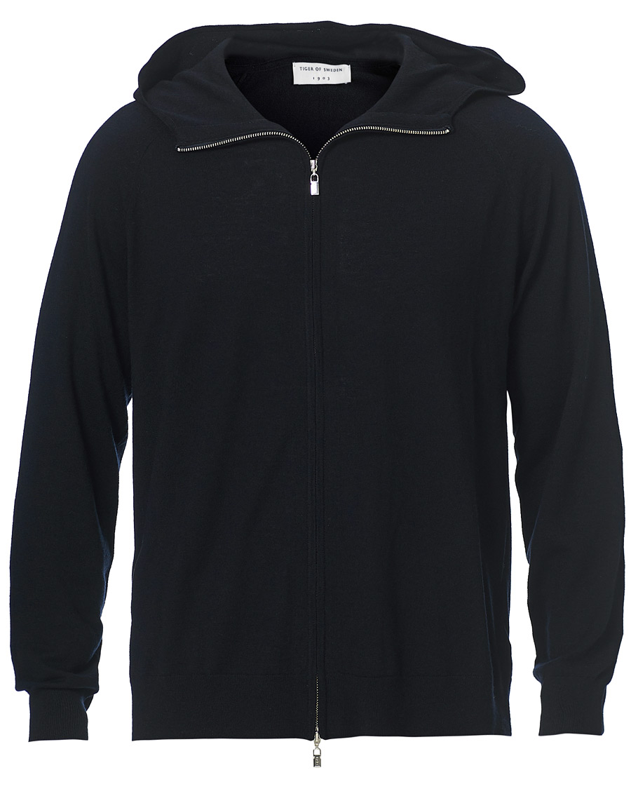 Heren | Truien | Tiger of Sweden | Navette Knitted Merino Sweater Dark Navy