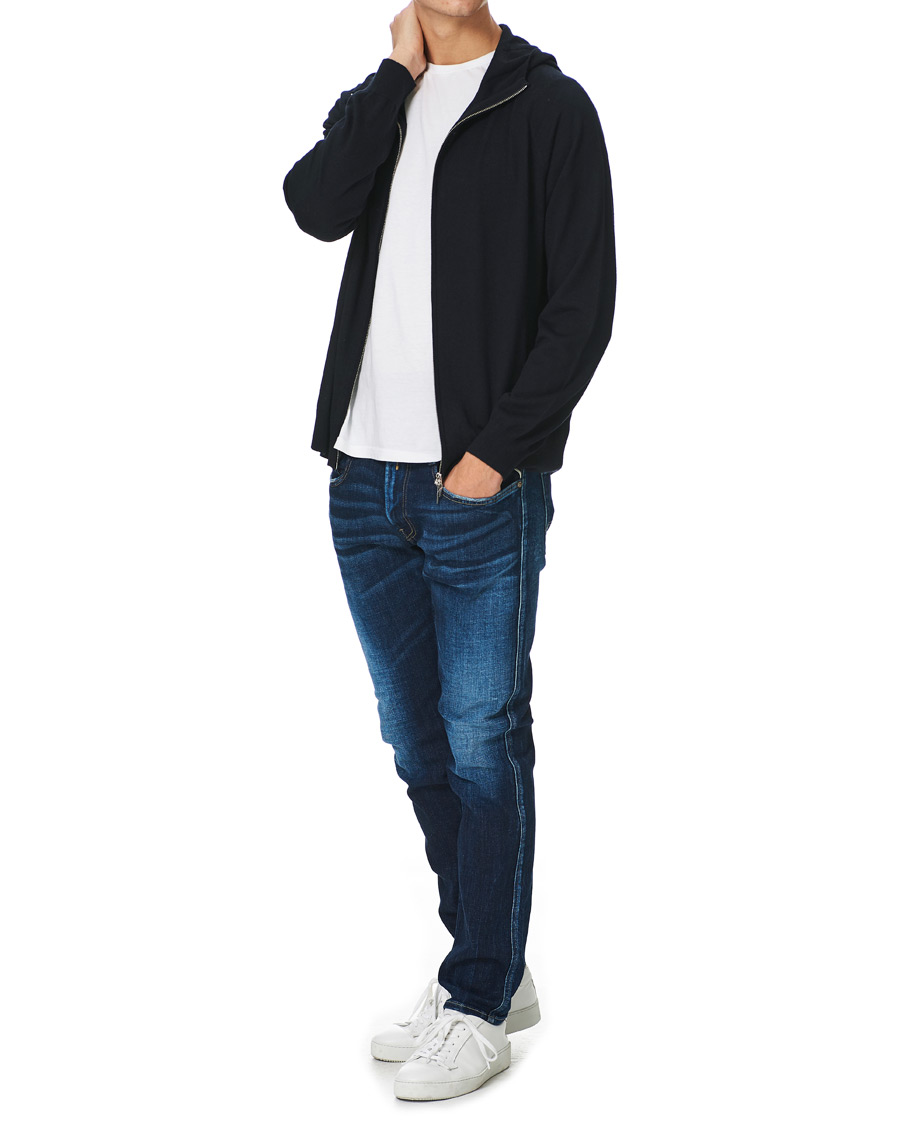 Heren | Truien | Tiger of Sweden | Navette Knitted Merino Sweater Dark Navy
