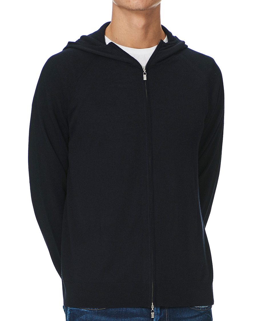 Heren | Truien | Tiger of Sweden | Navette Knitted Merino Sweater Dark Navy