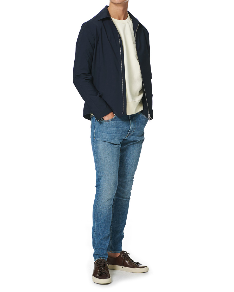 Heren | Jeans | Tiger of Sweden | Evolve Cotton Jeans Medium Blue