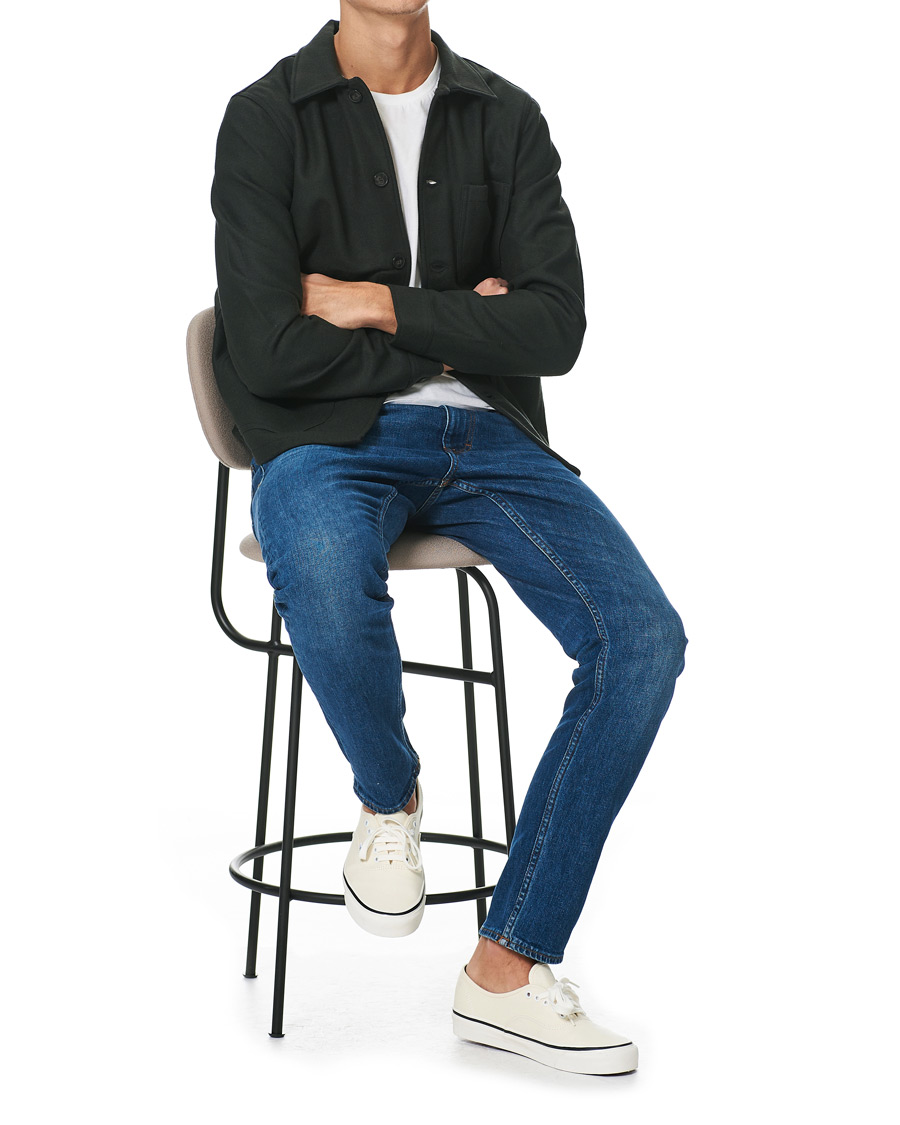 Heren | Jeans | Tiger of Sweden | Pistolero Cotton Jeans Blue