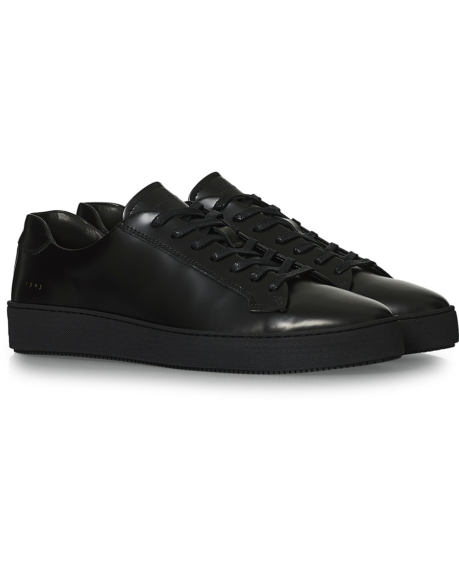 Heren | Tiger of Sweden Salas Leather Sneaker Black | Tiger of Sweden | Salas Leather Sneaker Black
