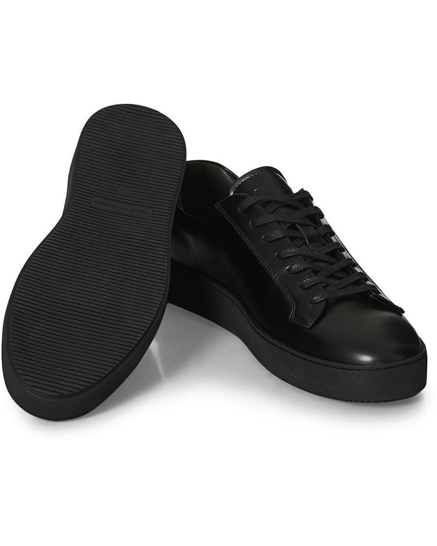 Heren | Tiger of Sweden Salas Leather Sneaker Black | Tiger of Sweden | Salas Leather Sneaker Black