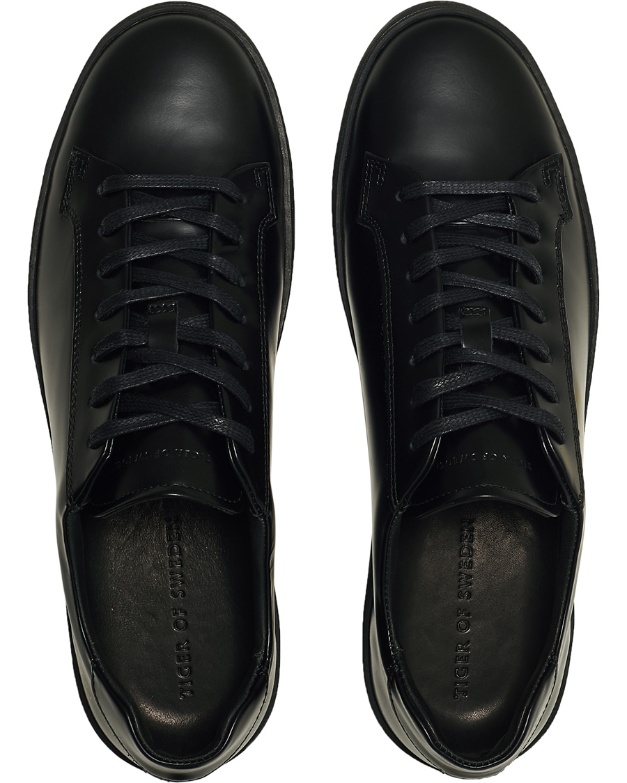 Heren | Tiger of Sweden Salas Leather Sneaker Black | Tiger of Sweden | Salas Leather Sneaker Black