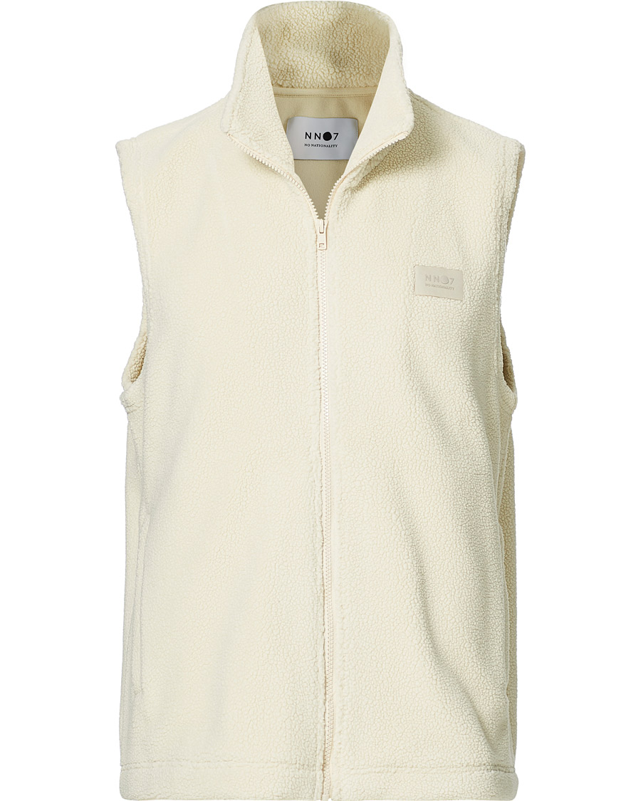 Heren | Truien | NN07 | Nil Recycled Fleece Vest Ecru