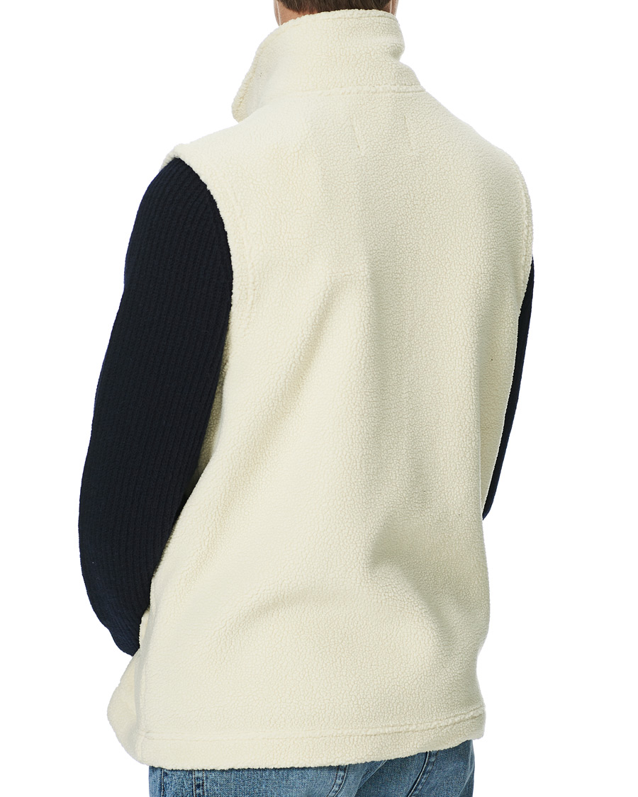 Heren | Truien | NN07 | Nil Recycled Fleece Vest Ecru