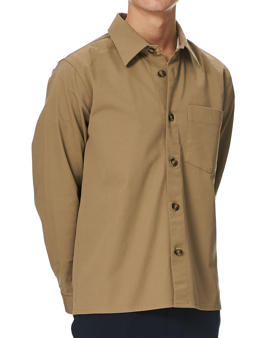 Heren | Overhemden | NN07 | Peter Cotton Overshirt Khaki