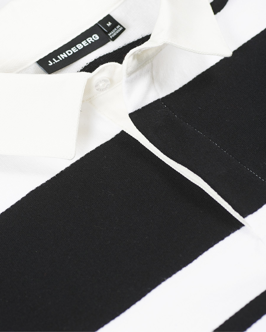 Heren | Truien | J.Lindeberg | Reed Cotton Rugby Shirt Black