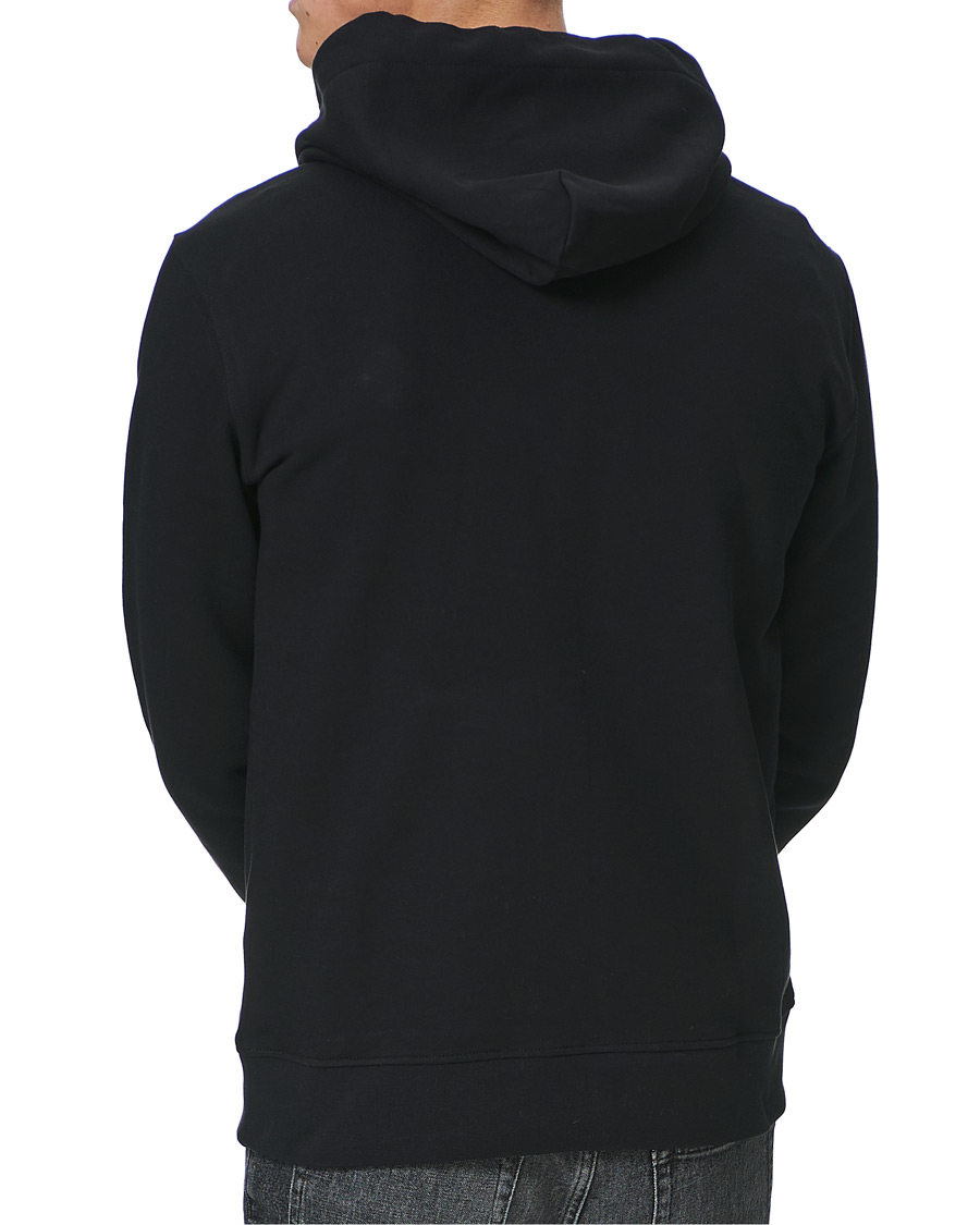Heren | Truien | J.Lindeberg | Throw Patch Cotton Hoodie Black