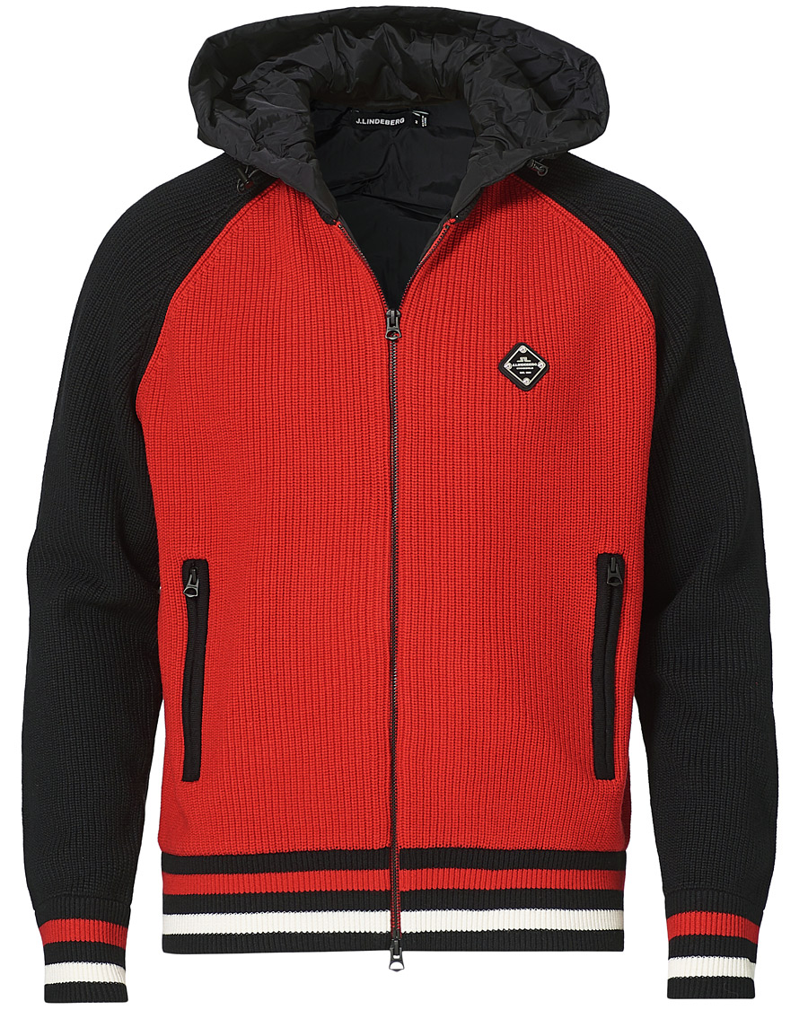 Heren | Jassen | J.Lindeberg | Bob Merino Wool Knitted Jacket Black