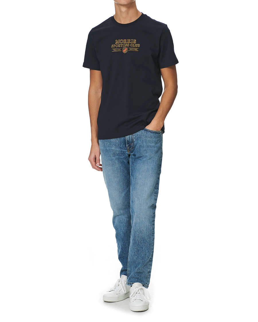 Heren | T-shirts | Morris | Warwick Logo Tee Old Blue