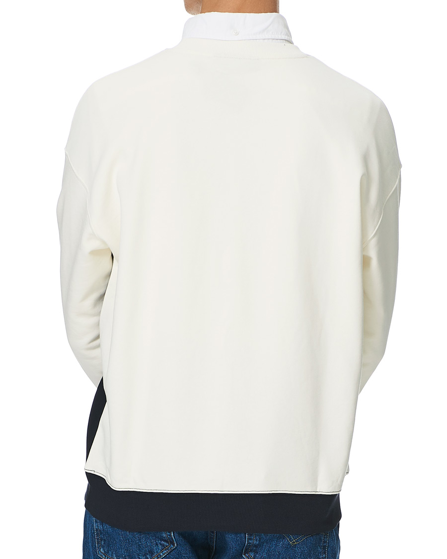 Heren | Truien | Morris | Warwick Logo Sweatshirt Off White