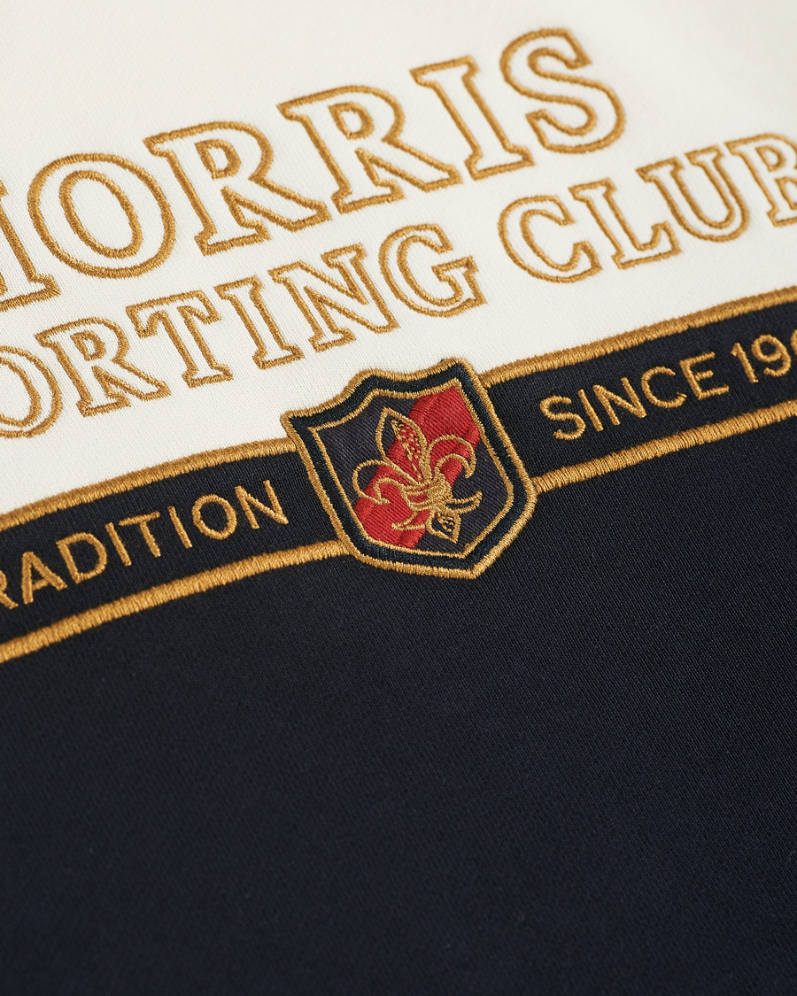 Heren | Truien | Morris | Warwick Logo Sweatshirt Off White